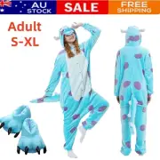 Sully Mike Monsters Inc Kigurumi Costume Party Book Week Fancy Dress Bodysuit