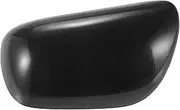 X AUTOHAUX Left Side Car Side Door Wing Mirror Cover Rear View Mirror Cap for Toyota Yaris 2008-2011 Gloss Black