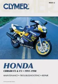 在飛比找博客來優惠-Clymer Honda: Cbr600 F2 and F3