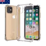 For iPhone 11 Pro MAX Shockproof Clear Soft Case Heavy Duty Cover Silicone HQ