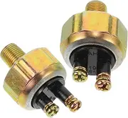 2pcs Brake Light Switch The Switch Switches Forklift Truck Accessory Brake Switch Auto Brake System Stop Light Switch Replacement Stop Lamp Light Stop Switch Golden Iron