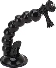Dashcam Mount, Car Suction Cup Mount, ABS, Strong Adsorption, 1/4 Screw Interface for Video Recording