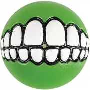 Grinz Fetch Treat Dispensing Ball Dog Toy Lime Large
