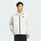 【adidas 愛迪達】TH UTILI WV JKT 外套 男款 連帽外套 亞規 米白 防風 保暖(IS0452 ∞)