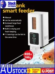 Automatic Fish Feeder Intelligent Timing Aquarium Large Capacity Food Dispenser`