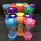 1Pc Minutes Sandglass Kitchen Timer Colorful Clock Hour Glass Minutes Time Gift