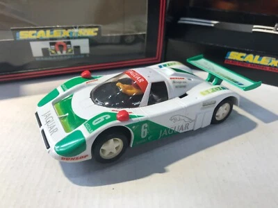 C603 Scalextric JAGUAR XJR9 - Green & White JAGUAR SPORT #6 - Mint/Boxed RARE