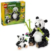 Creator 3 in 1 Wild Animals Panda Family - Building Toy with 3 Building