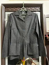 在飛比找Yahoo奇摩拍賣-7-11運費0元優惠優惠-國際名牌正品羊毛外套【 COP COPINE 】36號。黑色