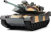 50CM Large Charging Dynamic Metal Remote Control Tank 1:18 Crawler Off-Road Vehicle Model Battle can Launch Cannonball boy Children's Toys