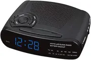 Clock EU Plug Electronic AM/FM Radio LED Digital Display Alarm Clock Snooze Function Clock