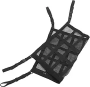 Beatifufu Car Ceiling Cargo Net Bag Upgraded Double Zipper Mesh Organizer for Car Roof Storage for Light Sundries for Camping Road Trips