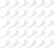 uxcell Ceiling Lamps Clips, 30 Pack Mounting Bracket Holder LED Ceiling Lamp Shade Fixed Clips Buckle Light Fixture Accessories, White