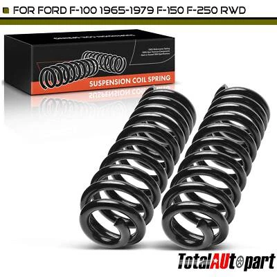 New 2x Coil Springs for Ford F-150 1975-1979 F-100 F-250 Front Left & Right Side (for: Ford)
