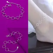 1 PC Solid Silver Chain Anklet Foot Ankle Girls Women Jewelry #117