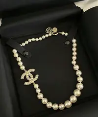 在飛比找Yahoo!奇摩拍賣優惠-全❤️香奈兒Chanel 100 周年紀念版 珍珠項鍊