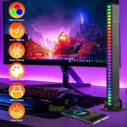 RGB Voice-Activated Pickup Rhythm Light, 32 Bit Music Level Indicator Bar Voice
