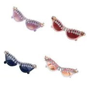 Ultra-flashing Rhinestones Glasses for Music Festival Girls Outdoor Photo Props
