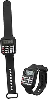jojofuny 2pcs Creative Electronic Watch with Calculator Function Versatile Wristwatch for Boys Portable Math Learning for School and Play