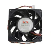 Server Dual Ball Bearings 14x14x3.8cm 12V 7.2A for DC Brushless Cooling Exhaust