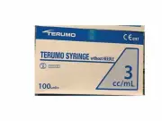 3mL Disposable Terumo Syringes Luer Lock Hypodermic without Needle, 100pcs
