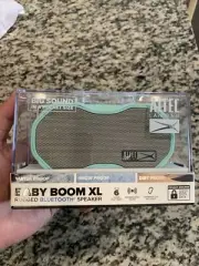 Altec Lansing Baby Boom XL Rugged Bluetooth Waterproof Speaker, 2 pack, Mint