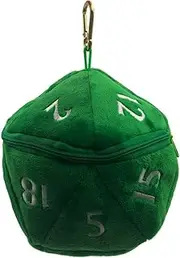 Ultra Pro D20 Plush Dice Bag, Green