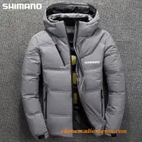 在飛比找蝦皮購物優惠-SHIMANO 2023禧瑪諾新款釣魚白鴨絨羽絨服男冬季保暖