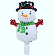 3pcs/pack Merry Christmas Xmas Party Handsome Snowman Balloon