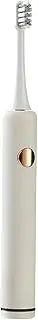 ZYUJIA Sonic Electric Toothbrush for Adults,Rechargeable Electric Power Toothbrush 4 Sonic Toothbrush Heads,IPX7 Waterproof 4 Modes,Smart Timer,White