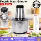 3L Electric Meat Grinder Blender Food Vegetable Processor Chopper Mincer Home Oz