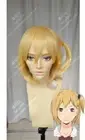 Haikyuu!! Hitoka Yachi Hitokav Blonde Mixed Side Ponytail Tail Cosplay Hair Wig