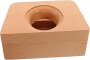 TEHAUX Creative Wooden Cell Phone Amplifier Stand Versatile Desktop Holder for Enhanced Sound and Viewing Comfort for Phones and Tablets for Video Calls and Desk Decor