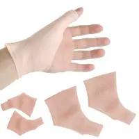 在飛比找momo購物網優惠-【DAYOU】los0678矽膠手套手指手腕扭傷固定護腕矽膠