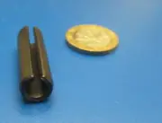 Steel Slotted Roll Spring Pin, 3/8" Dia x 1.25" Length, 25 pcs
