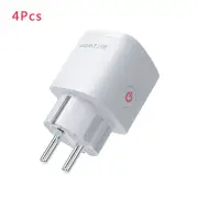 4Pcs BlitzWolf® BW-SHP13 ZigBee3.0 Smart WIFI Socket 16A EU Plug Electricity Metering APP Remote Controller Timer Work w