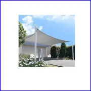 Versatile 10' x 12' Gray Outdoor Shade Sail - Ideal for Patios, Decks & Pools