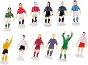 rockible 1/87 HO OO Layout Soccer Football Player Action Figure Model Toys, 13Pcs 1:87, 2.2cm