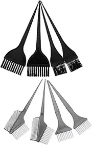 IWOWHERO 8Pcs Hair Dye Brush Professional Hair Dye Applicator Brushes for Hairdressing Includes Dual Sided and Brushes for Salon and Home Use