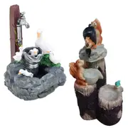 Mini Solar Powered LED Animal Family Decorative Garden Ornament