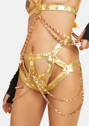 [Club Exx] Wrath Of Goddess Harness Shorts