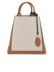 Tod's Canvas Leather Small Tote
