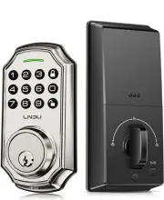 Smart Front Door Lock Set 100 Codes Electronic Keypad Deadbolt Keyless EntryD180
