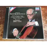 半銀圈 ROSTROPOVITCH BRITTEN SCHUBERT ARPEGGIONE SONATA DECCA