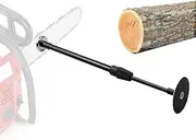 [Generic] Firewood Measuring Tool - Adjustable Magnetic Gauge, Chainsaw Mounted Ruler, Telescopic Measuring Rod | Strong Magnetic Firewood Gauge Stick, Precise Wood Cutting Tool for Lumber, Firewood Stacking