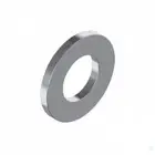 M10 (3/8") Plain Mild Steel Flat Round Washer - Box of 500