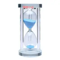 在飛比找Yahoo!奇摩拍賣優惠-水晶沙漏計時器30/60分鐘半小時時間創意酒柜裝飾品客廳擺件