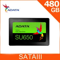 在飛比找PChome24h購物優惠-ADATA威剛 Ultimate SU650 480G SS