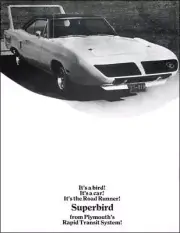 1970 Super Bird Sales Specification Folder