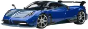 AUTOart 1/18 Pagani Uaira BC Metallic Blue/Blue Carbon Complete 78277